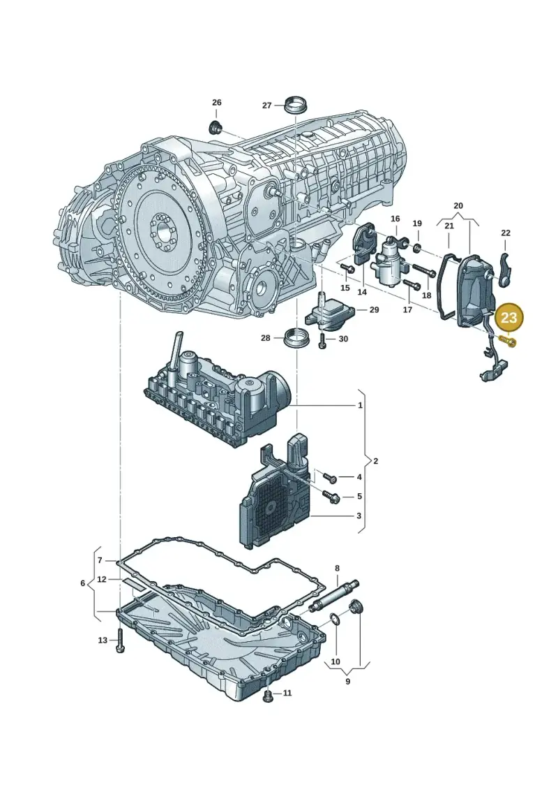 N10710402 — Audi A6 (2018-2025) diagram 849325801, position 23
