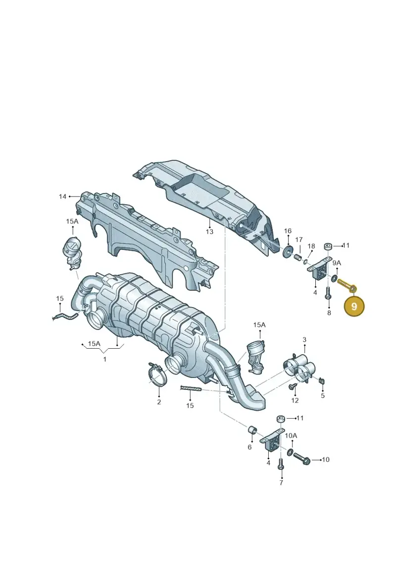 N10711101 — Audi R8 Spyder (2015-2024) diagram 872253850, position 9