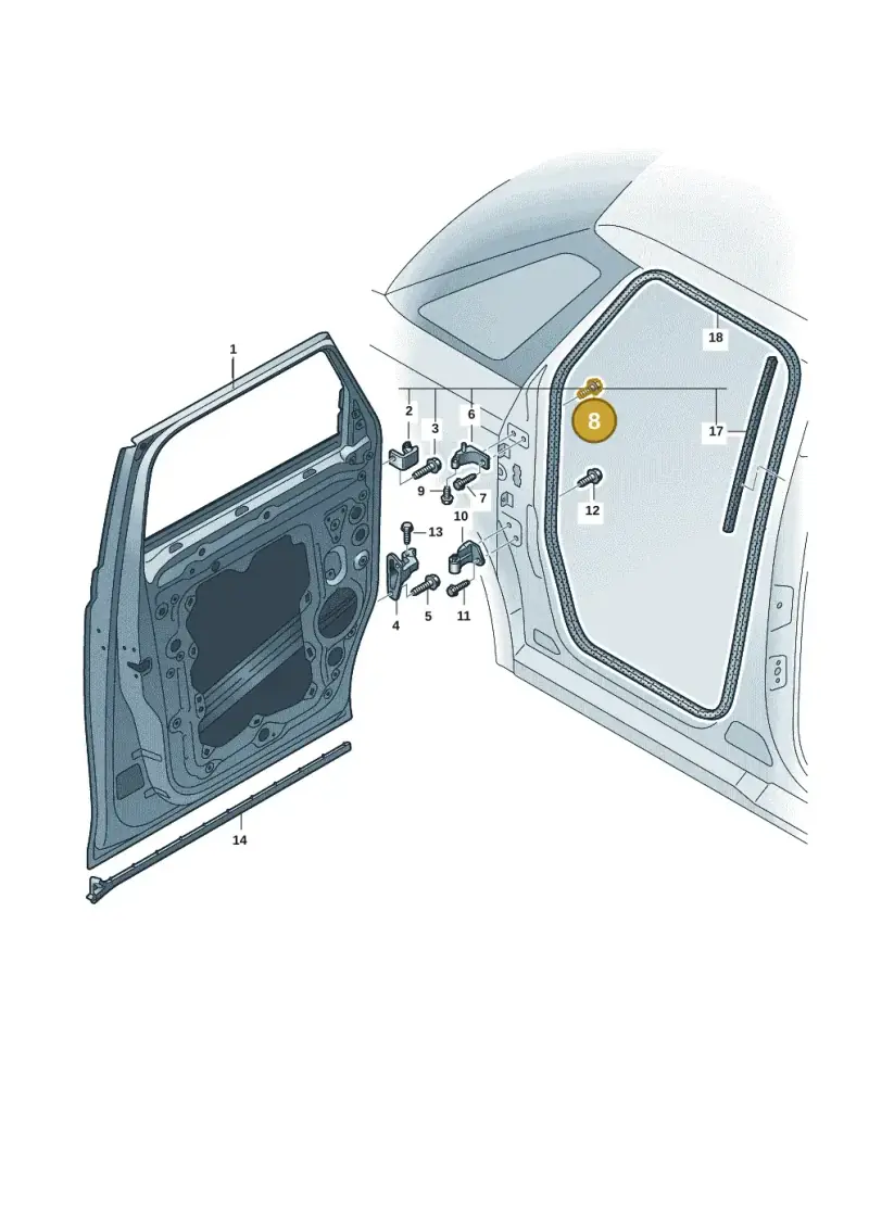 N10714101 — Volkswagen ID.Buzz (2022-) diagram 15a831000, position 8