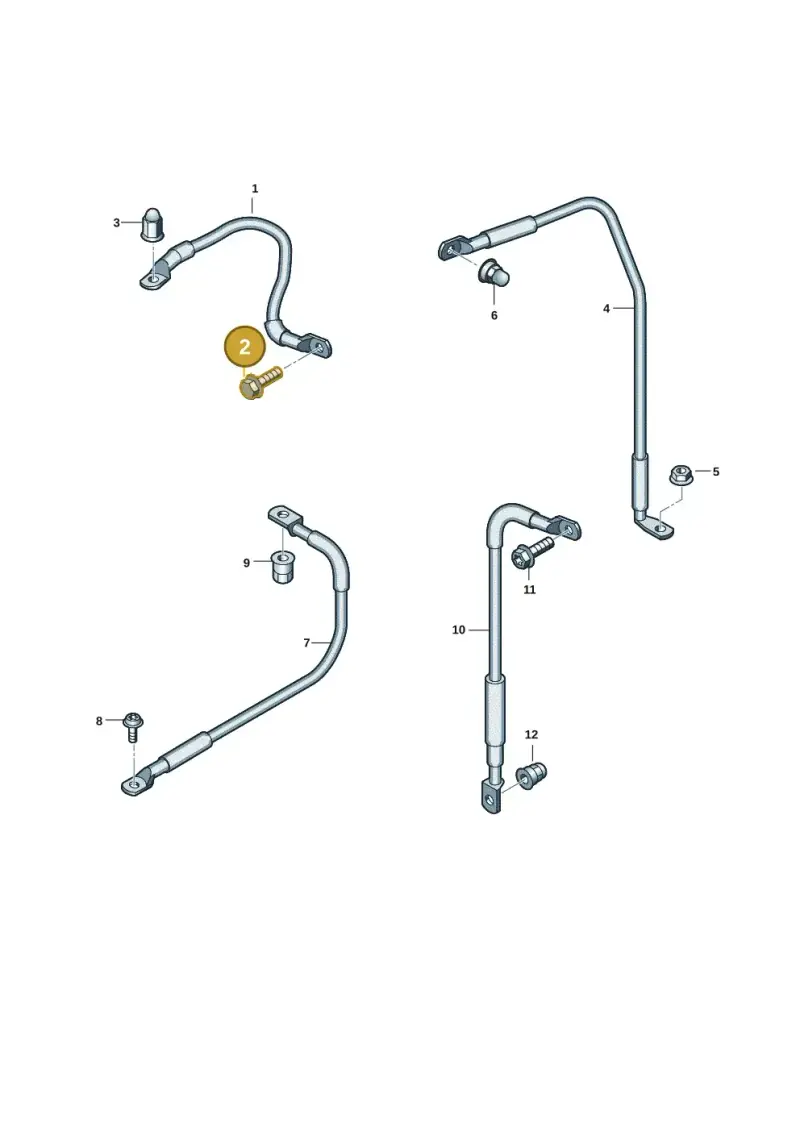 N10716201 — Volkswagen Touareg (2017-2023) diagram 439970005, position 2