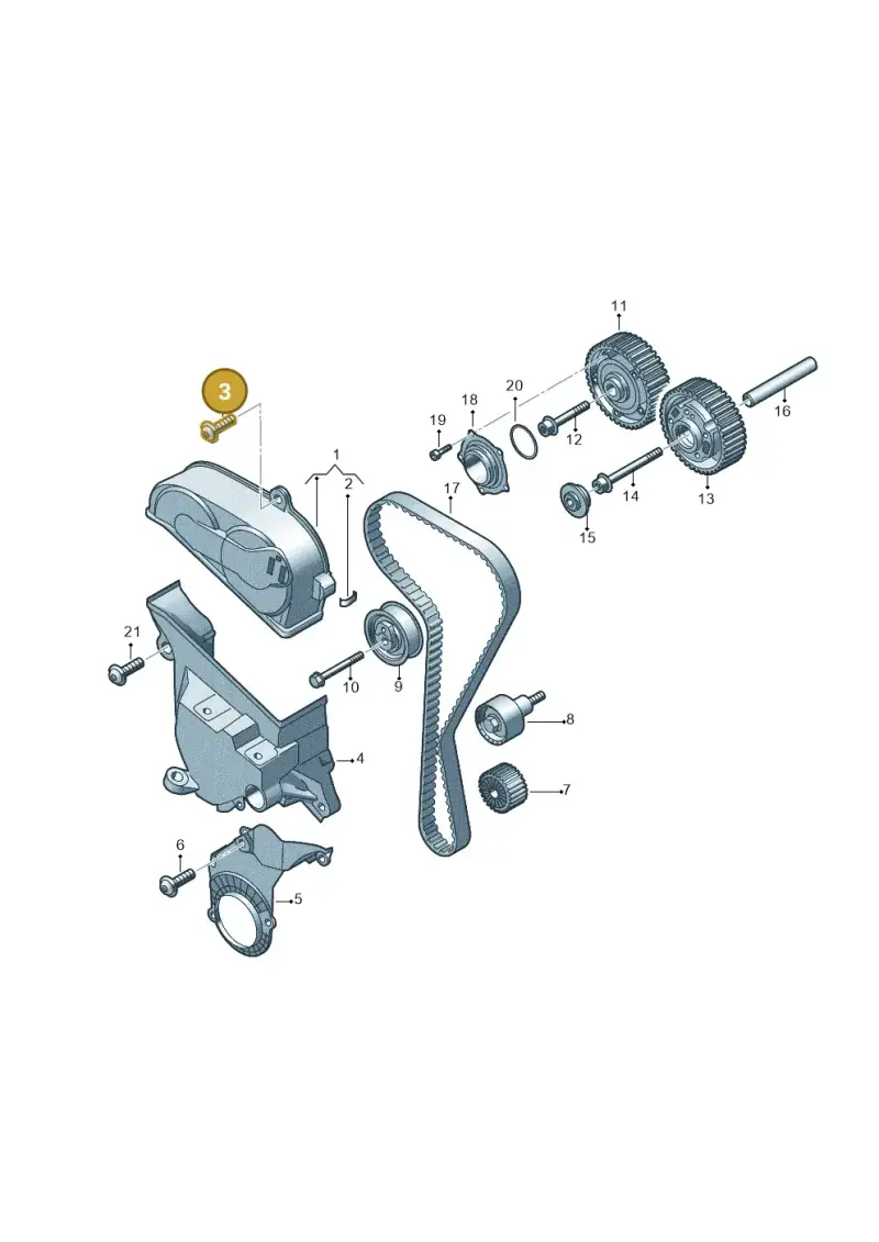N10718801 — Volkswagen Multivan (2021-) diagram 5h0109054, position 3