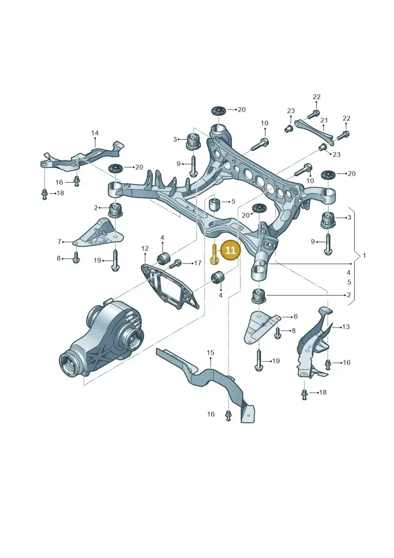 N10719201 — Audi A8 (2013-2018) diagram 620505020, position 11