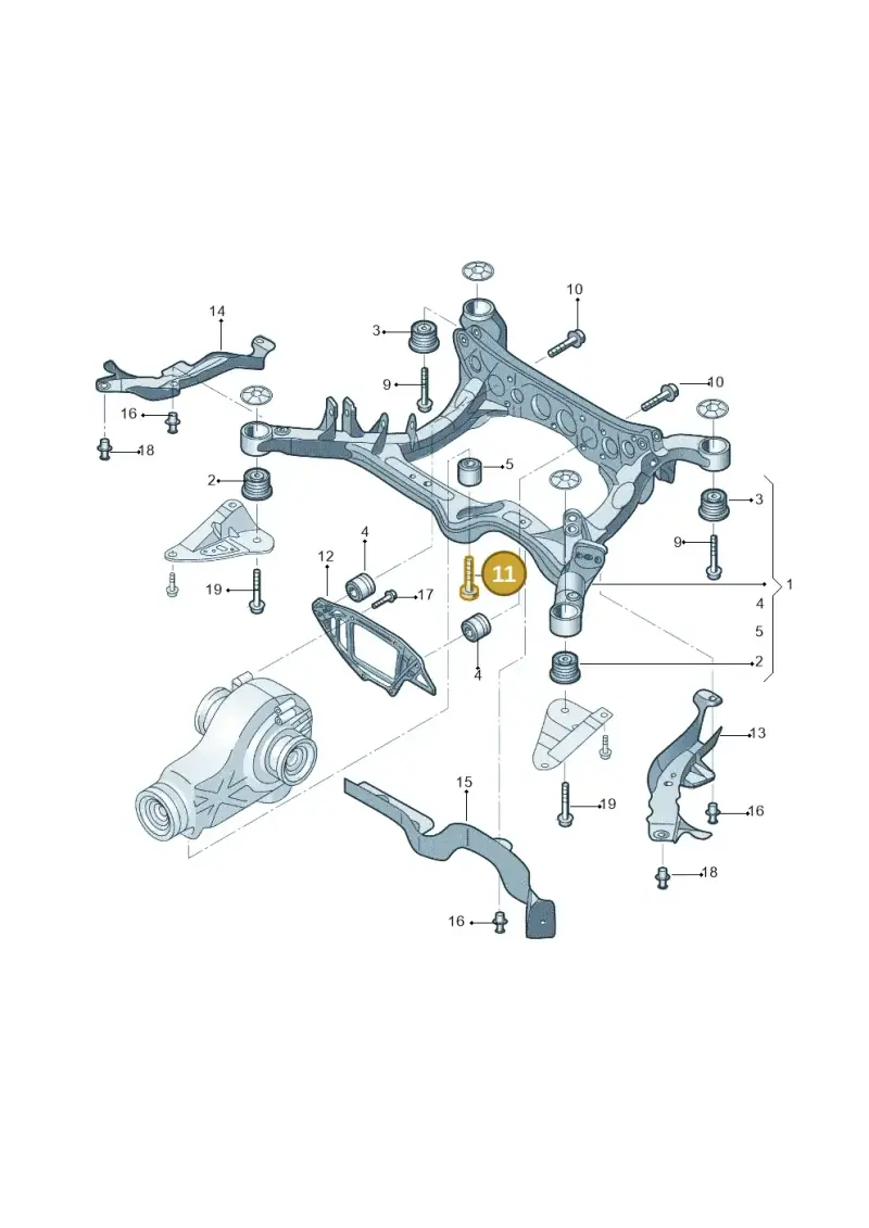 N10719201 — Audi A6 1.8 (2015-2019) diagram 887505010, position 11