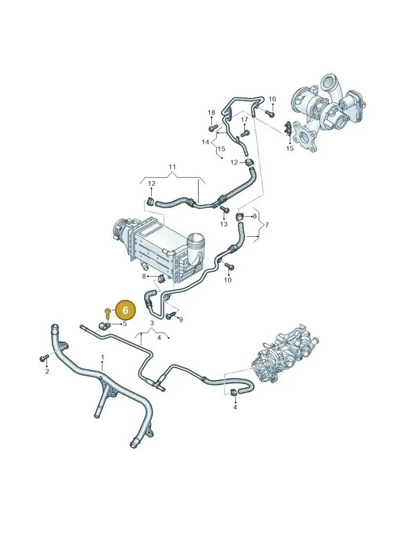 N10721401 — Volkswagen Passat estate (2023-) diagram 2f0121315, position 6