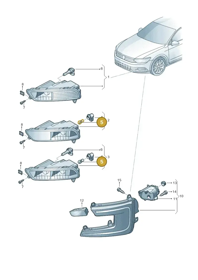 N10724402 — Volkswagen Passat saloon (2014-2024) diagram 793941400, position 5