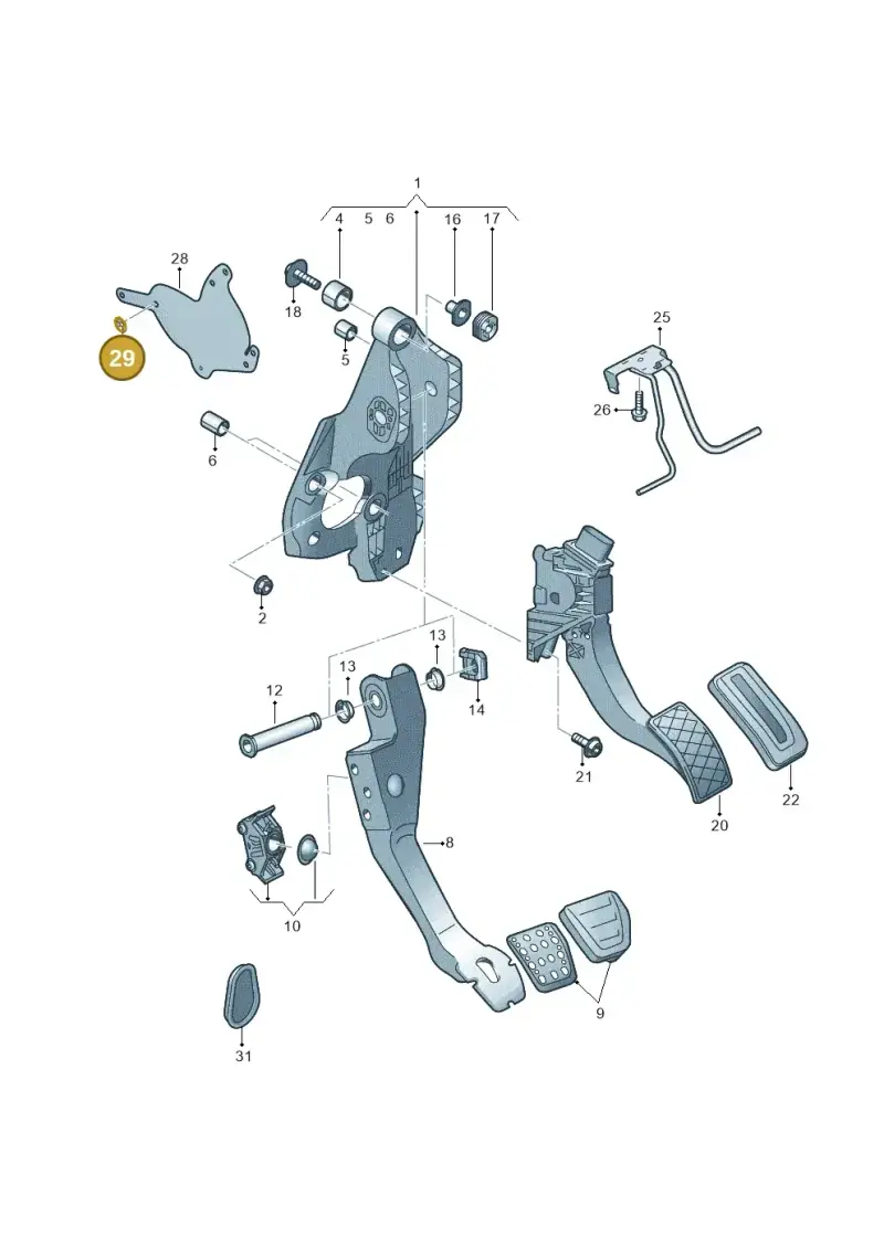 N10726401 — Volkswagen Arteon (2017-2023) diagram 828721700, position 29