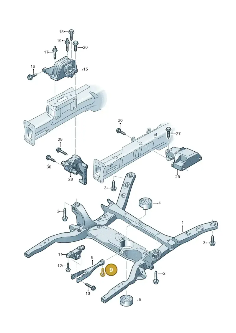 N10729601 — Volkswagen MAN TGE 55 (2016-2021) diagram 806199100, position 9