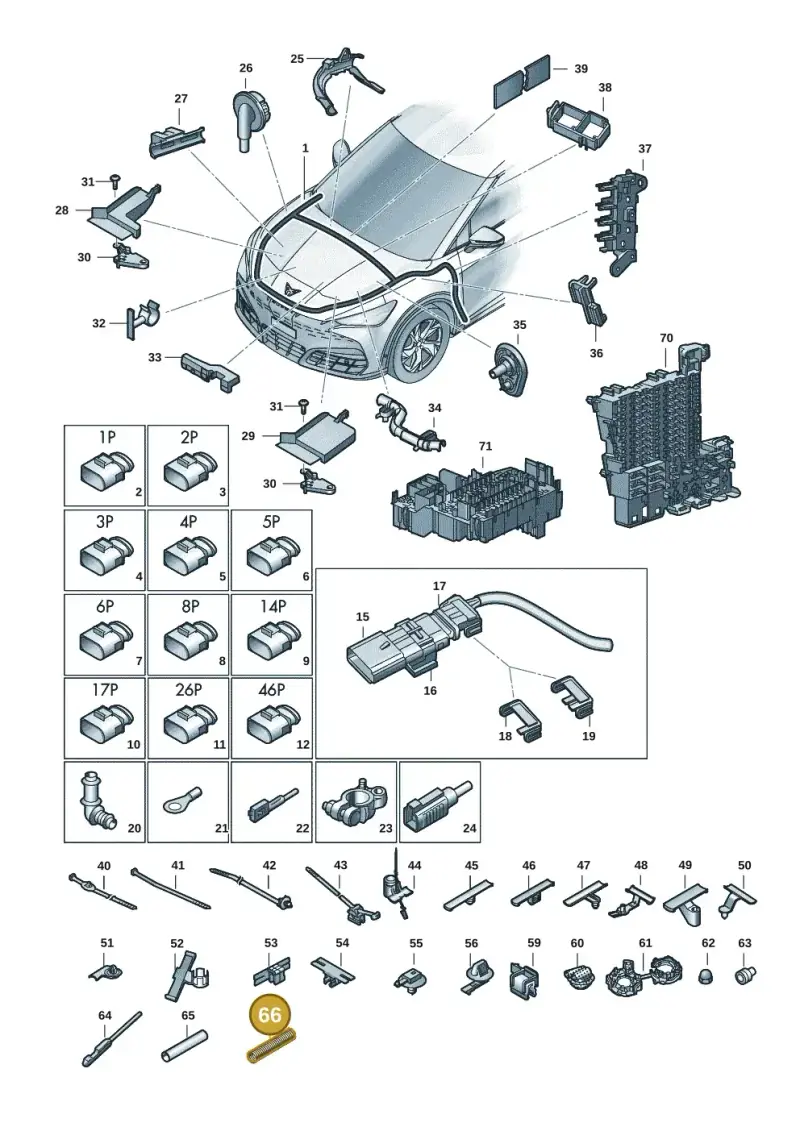N10732501 — SEAT CUPRA Tavascan (2023-) diagram 20h971080, position 66