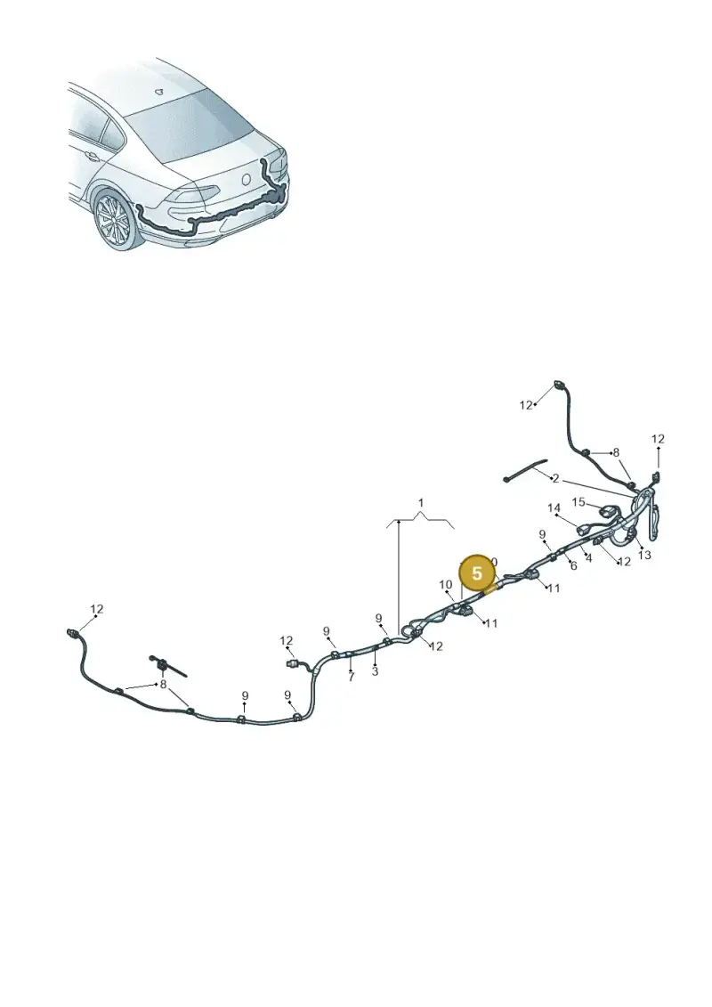 N10732601 — Volkswagen Passat saloon (2014-2024) diagram 793972900, position 5
