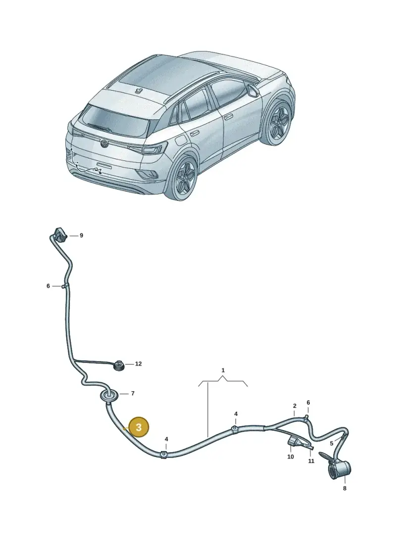 N10732701 — Volkswagen ID.4 (2020-2025) diagram 11a972087, position 3