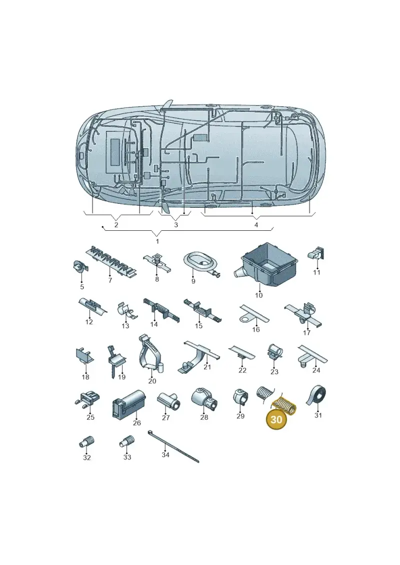 N10732701 — SEAT Altea XL (2013-) diagram 418971810, position 30