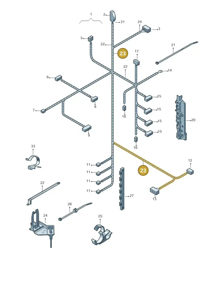 N10732801 — Volkswagen Polo 1.6 (2013-2022) diagram 747971100, position 23