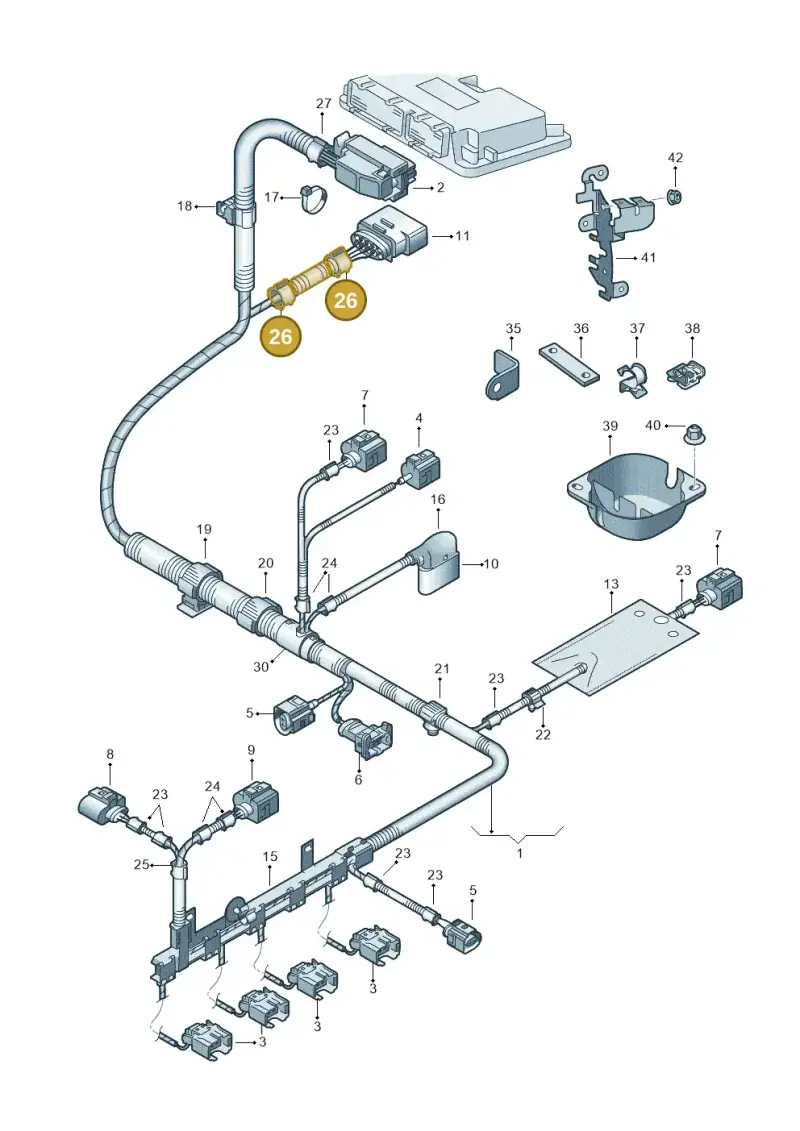 N10732901 — Skoda Rapid Ambition (2011-2021) diagram 677971100, position 26