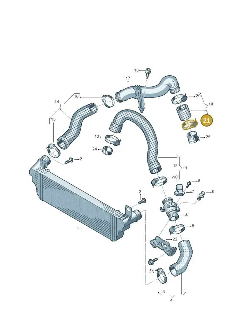 N10735601 — Volkswagen Caravelle (2015-2019) diagram 731145750, position 21