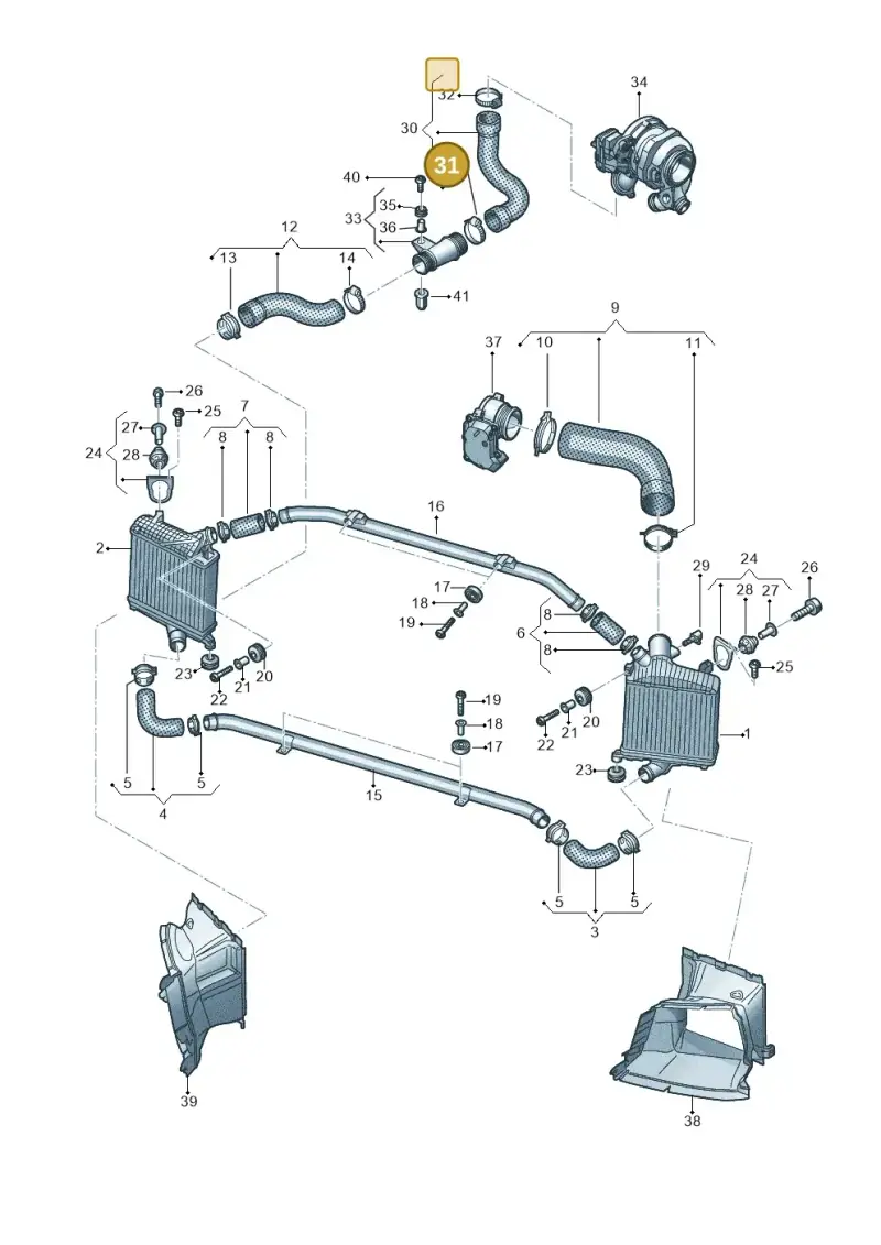 N10735601 — Audi Q7 qu. 3.0 TDI (2015-2019) diagram 859145390, position 31