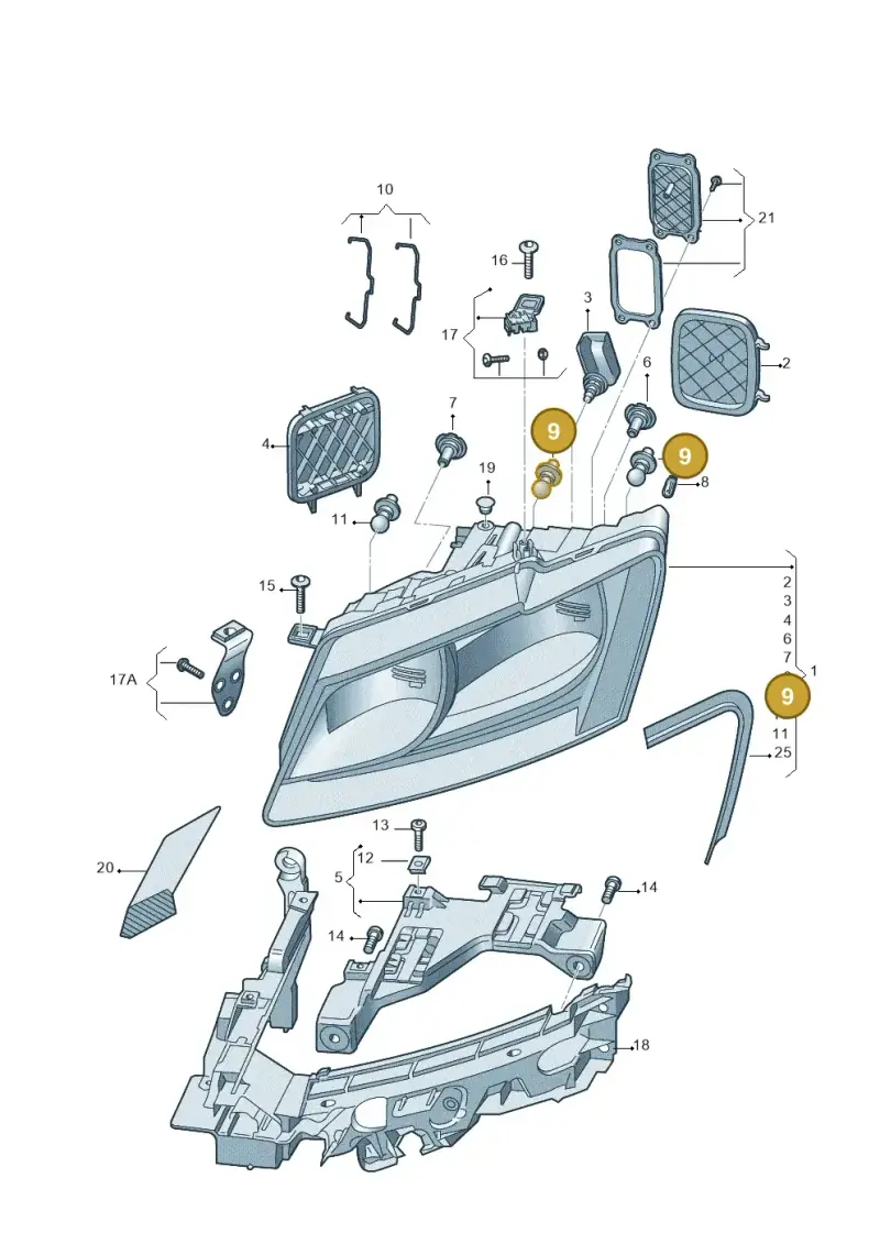 N10737301 — Audi Q5 (2009-2018) diagram 647941000, position 9
