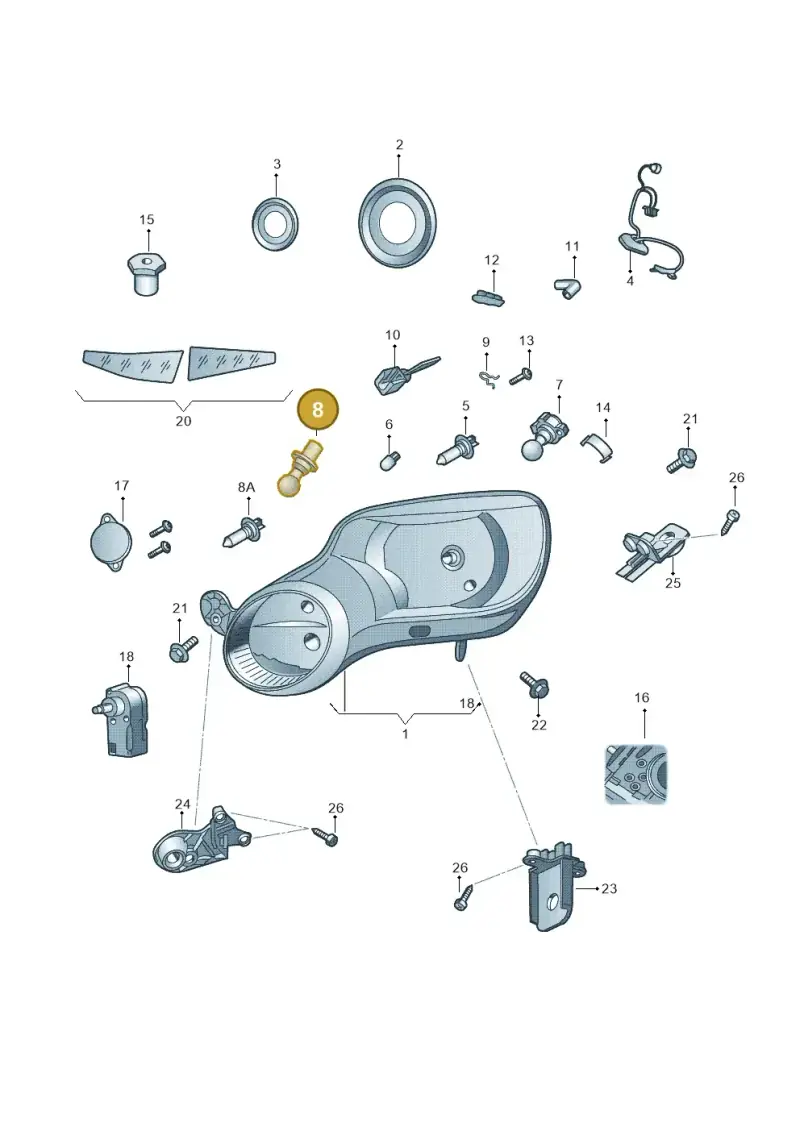 N10737301 — Skoda Yeti (2009-2013) diagram 666941100, position 8