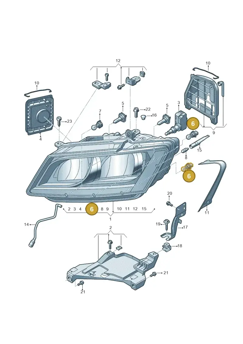 N10737301 — Audi Q5 qu. 2.0 TDI (2012-2017) diagram 751941000, position 6