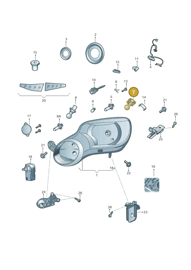 N10737401 — Skoda Yeti (2009-2013) diagram 666941100, position 7