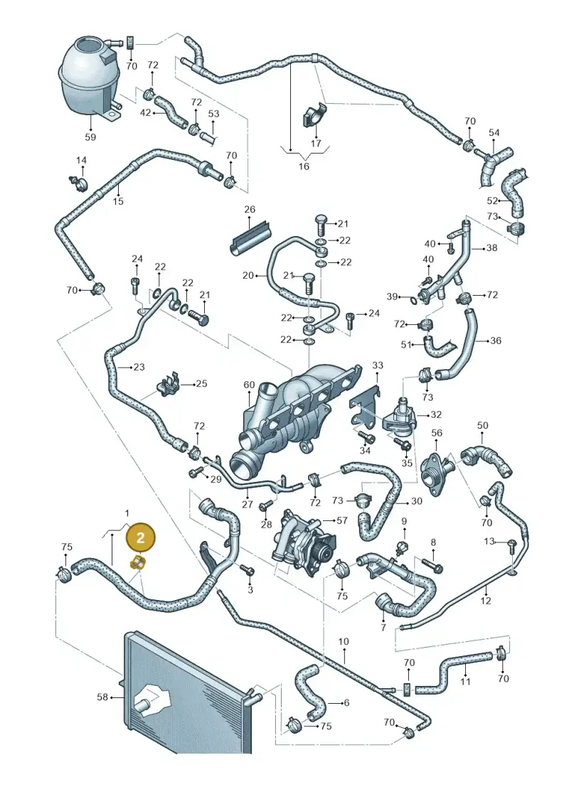 N10737701 — Volkswagen Amarok twin cab (2016-2022) diagram 683121300, position 2