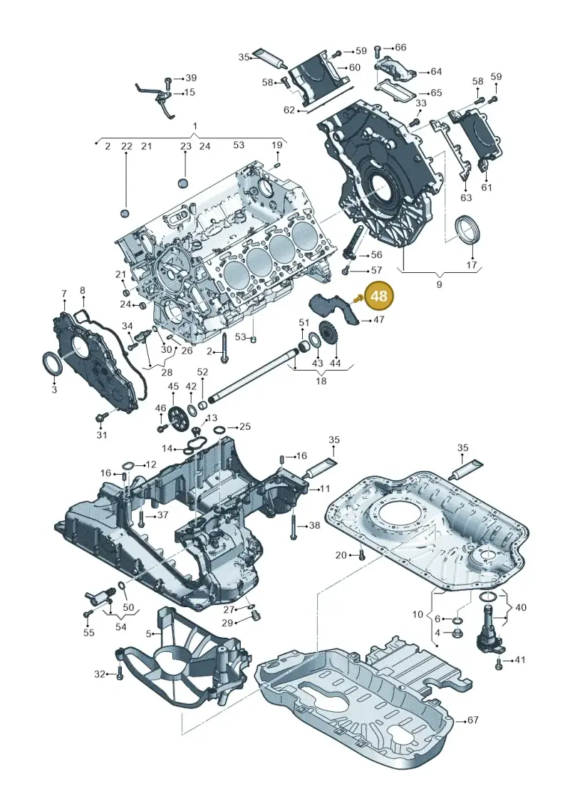 N10739301 — Volkswagen Touareg (2017-2023) diagram 859103500, position 48