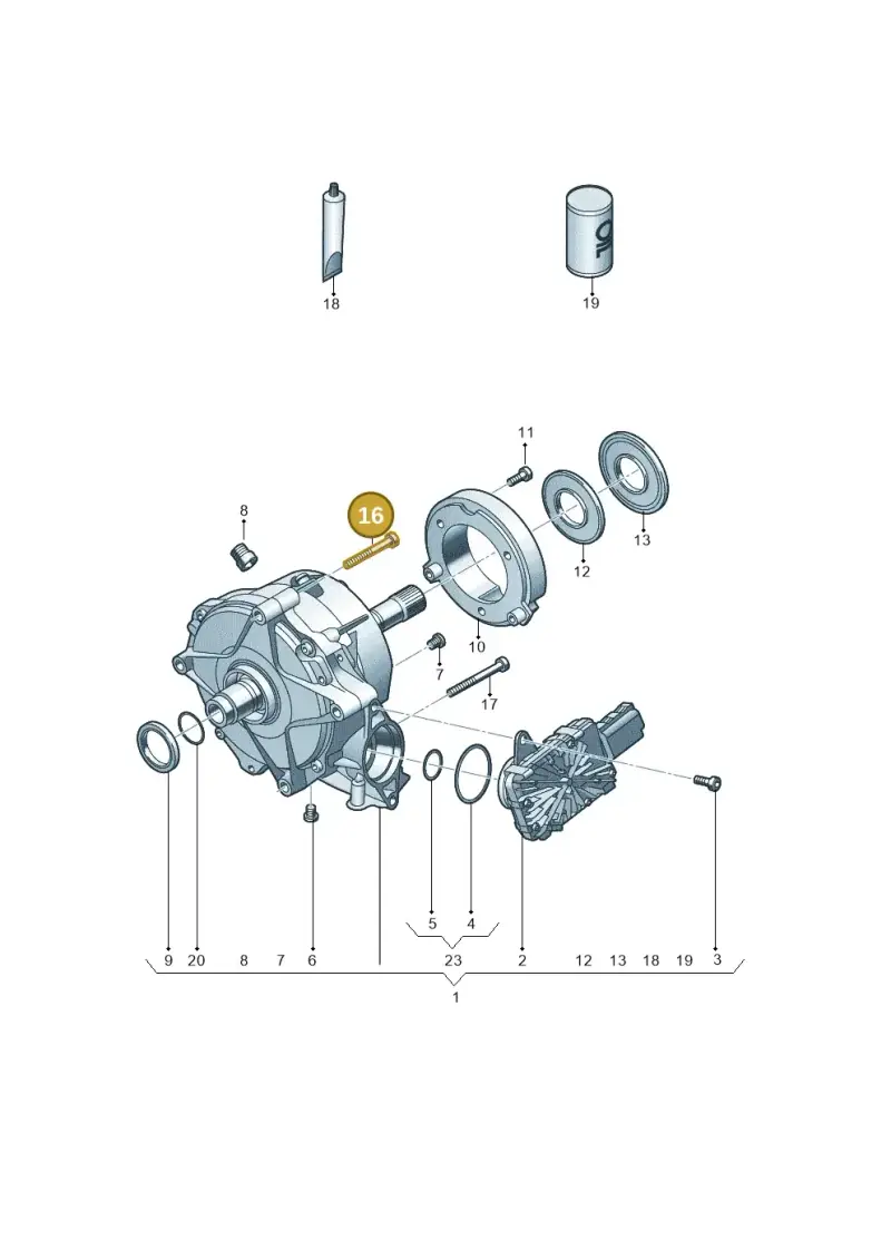 N10739501 — Audi A4 (2015-2025) diagram 849409030, position 16