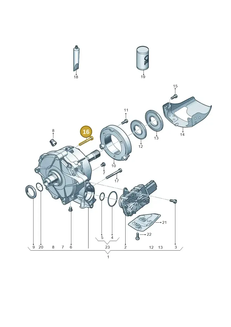 N10739501 — Audi A6 (2018-2025) diagram 849409950, position 16
