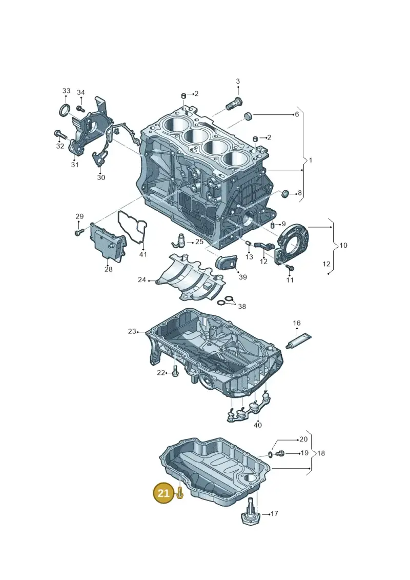 N10748001 — Volkswagen Passat estate (2023-) diagram 813103006, position 21