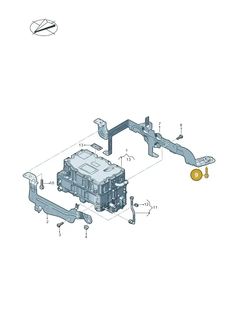 N10751701 — Audi A8 (2017-2025) diagram 838907080, position 9