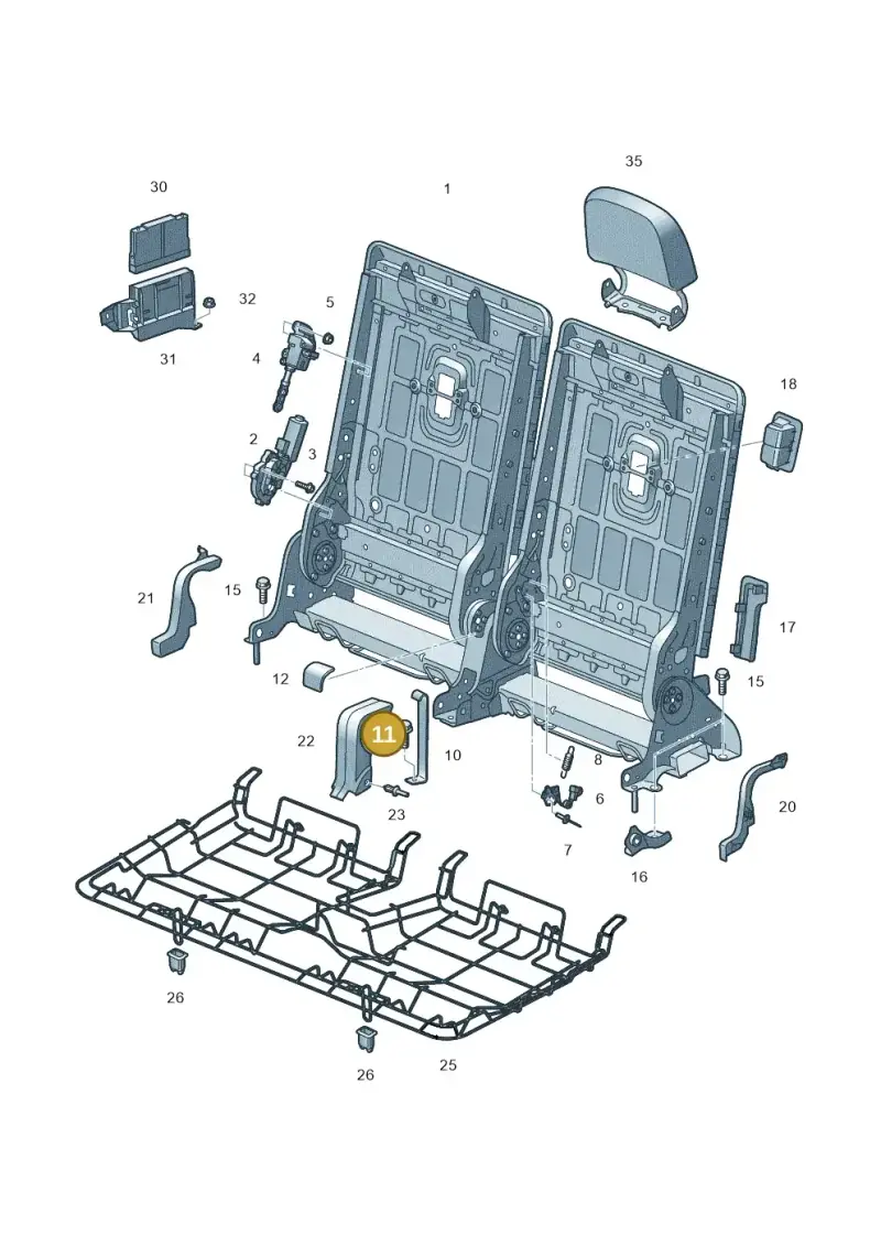 N10751701 — Audi Q7 (2015-2025) diagram 859885000, position 11