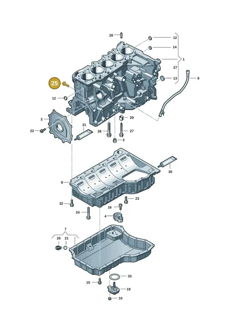 N10764601 — Audi RS Q3 Sportback (2019-2024) diagram 898103101, position 25