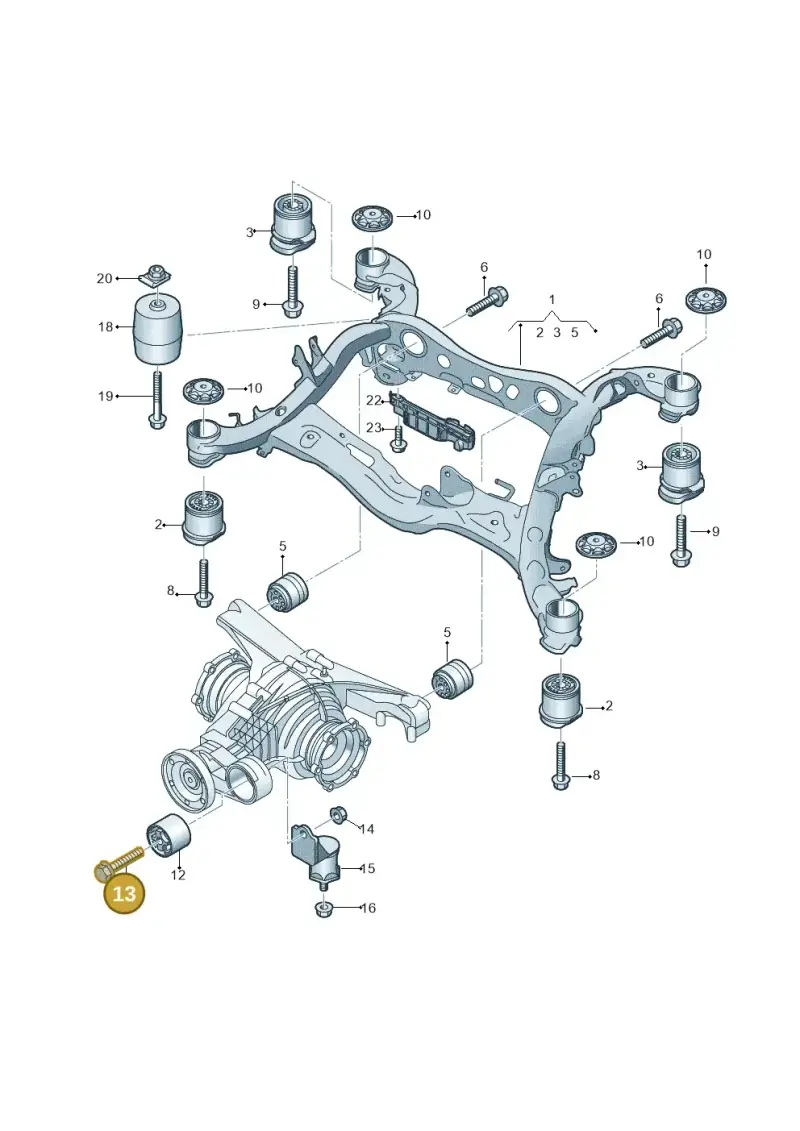 N10771601 — Audi RS6 Avant (2019-2025) diagram 838505050, position 13