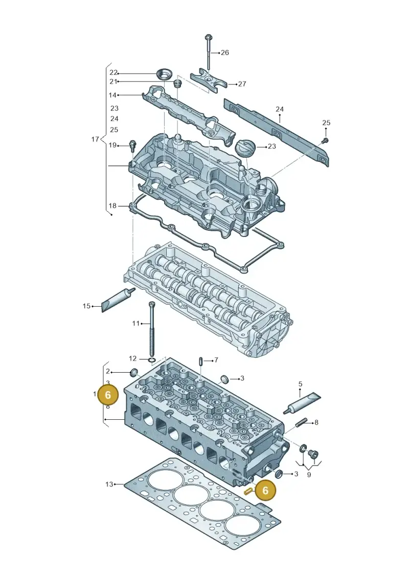N10774801 — Volkswagen Passat estate (2023-) diagram 793103066, position 6