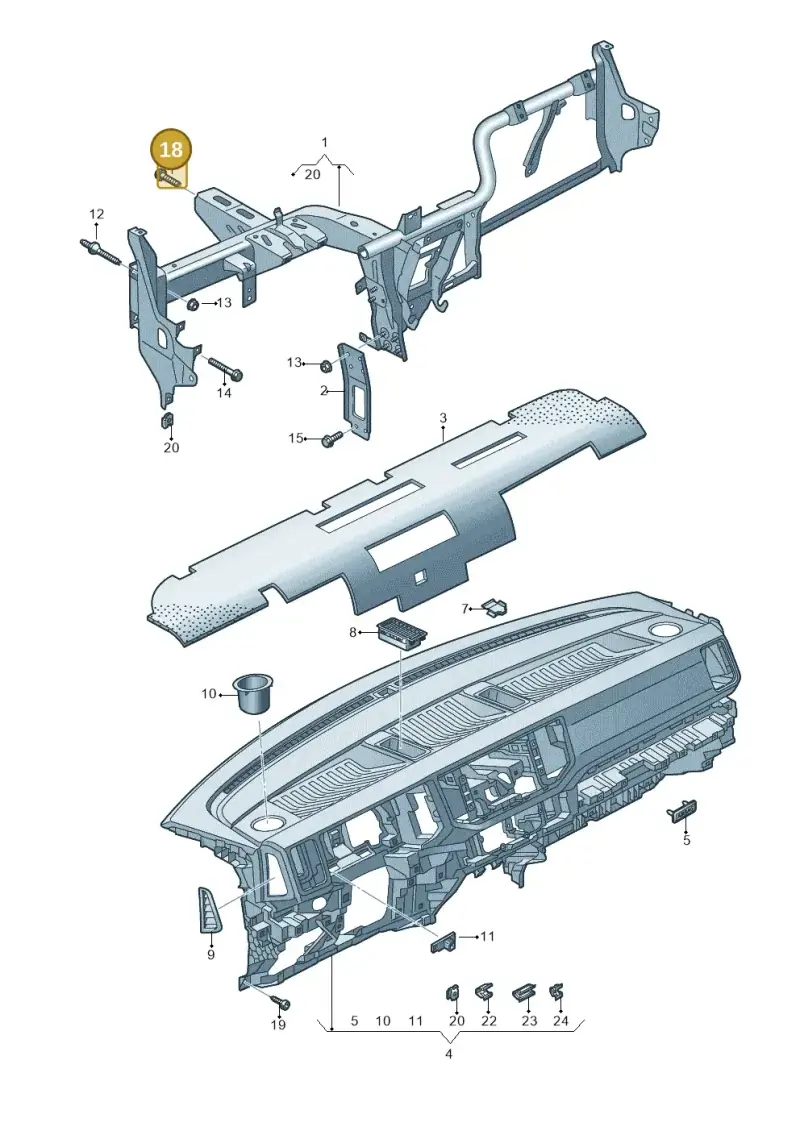 N10783801 — Volkswagen E-Crafter 35 (2018-2024) diagram 806857000, position 18