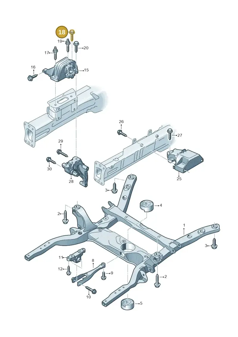 N10793603 — Volkswagen MAN TGE 55 (2016-2021) diagram 806199100, position 18