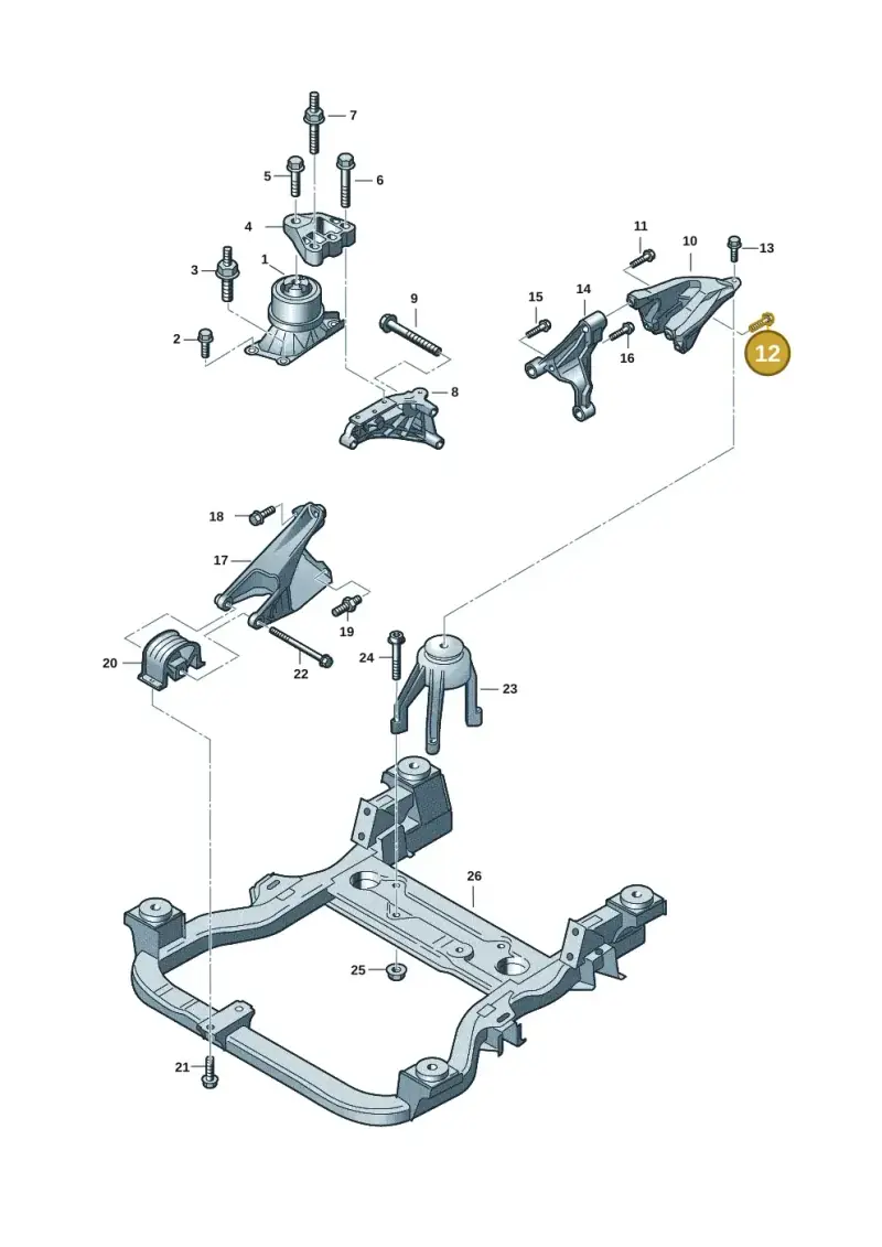 N10799201 — Volkswagen Transport. multivan (2019-2024) diagram 7ep199000, position 12