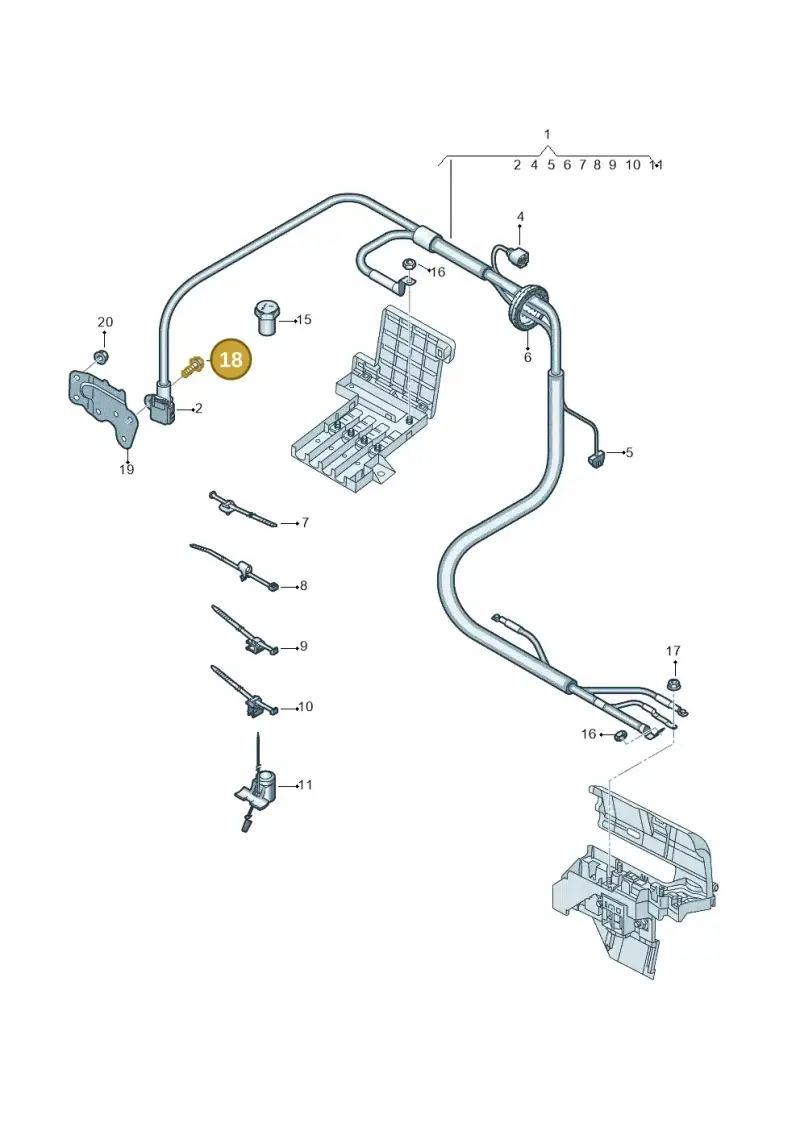 N10814001 — Audi RS Q8 (2019-2025) diagram 429972000, position 18