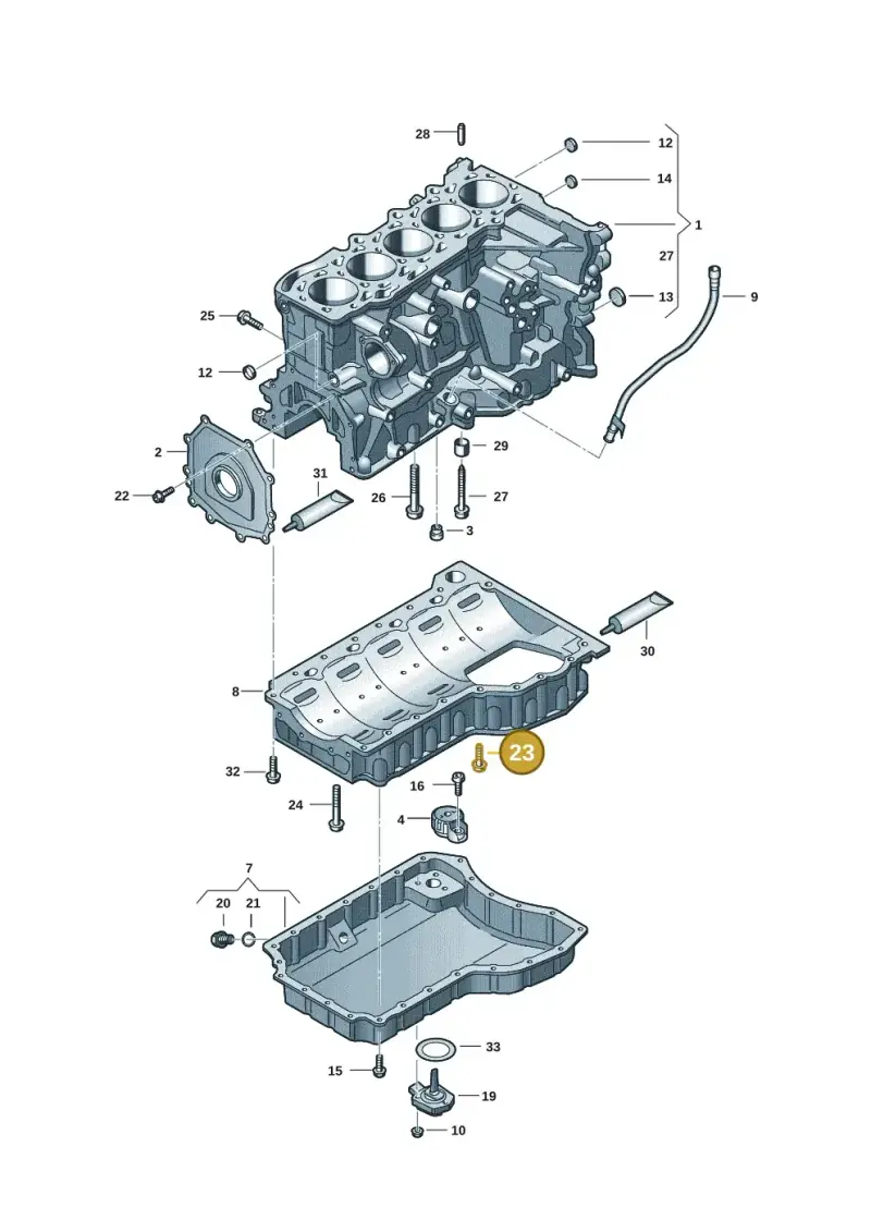 N10820203 — Audi RS Q3 Sportback (2019-2024) diagram 898103101, position 23