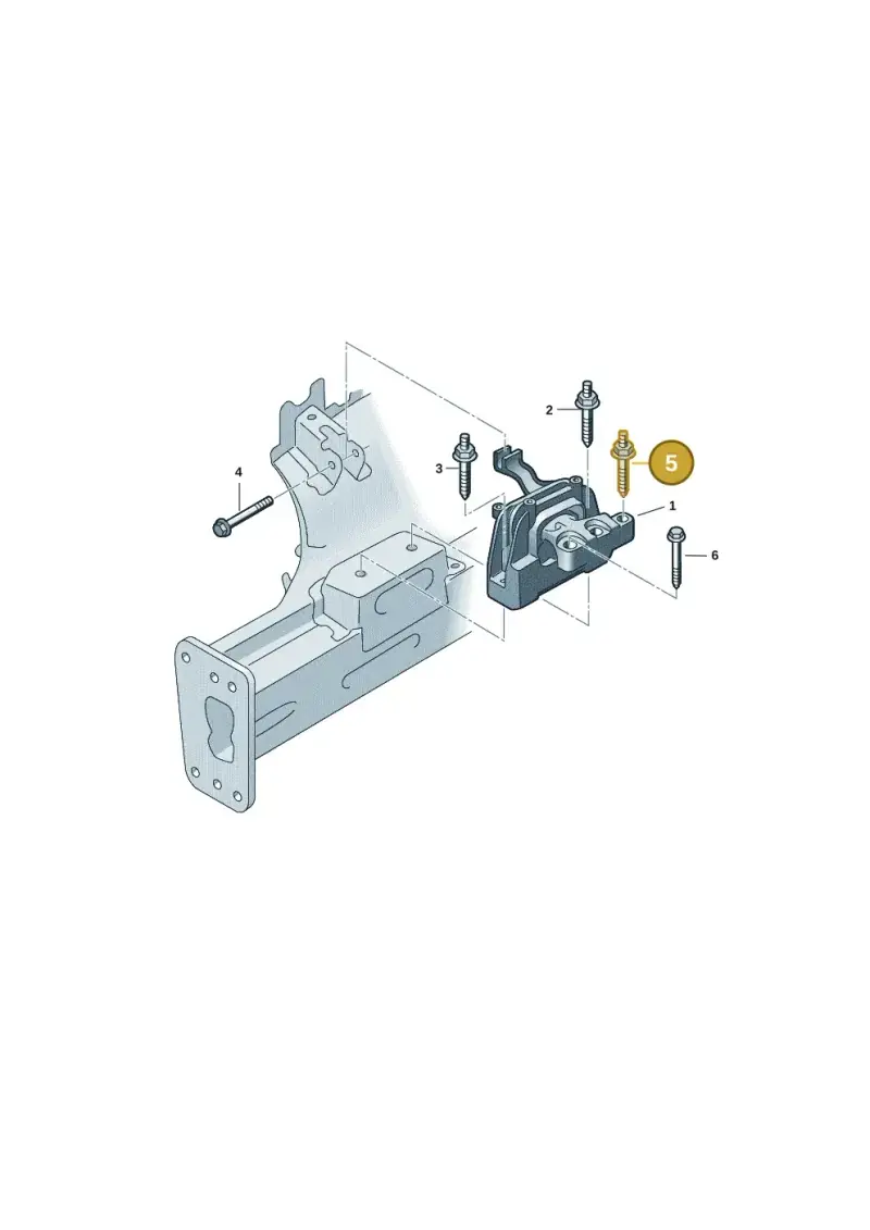 N10854801 — Volkswagen Passat estate (2023-) diagram 3j0199000, position 5