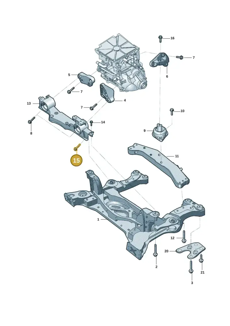 N10862301 — Volkswagen ID.6 X (2021-) diagram 11d199020, position 15