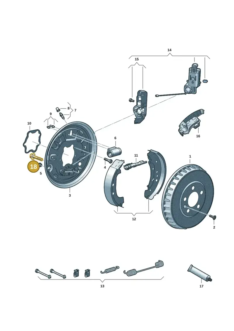 N10862601 — Volkswagen ID.UNYX (2024-) diagram 10a609000, position 18