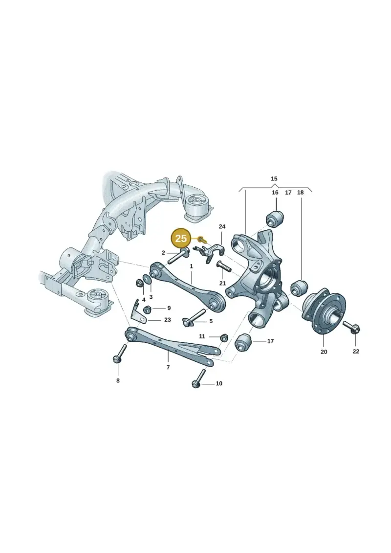 N10862601 — Volkswagen Aero saloon (2023-) diagram 11d501200, position 25