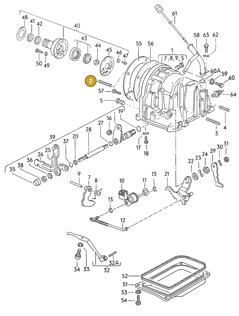 N90002802 — Volkswagen Scirocco (1981-1981) diagram 026085000, position 2