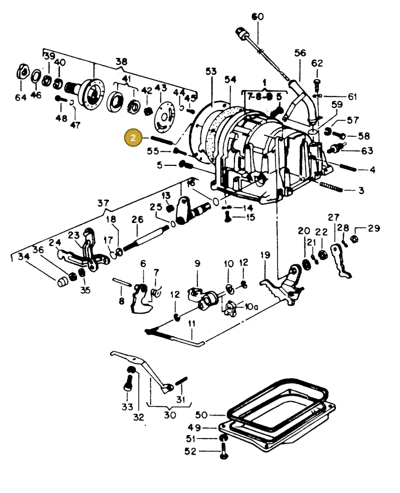 N90002802 — Volkswagen GOLF,JETTA (MEX) (1987-1992) diagram 108047000, position 2