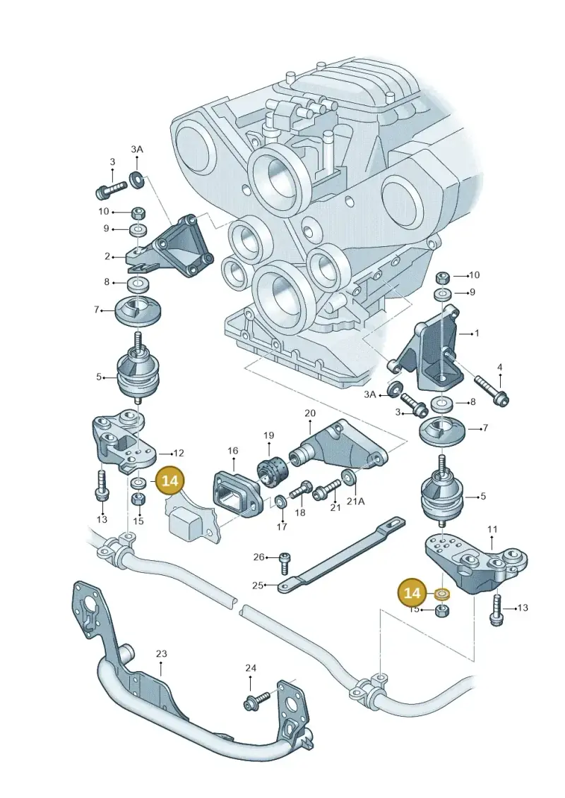 N90057703 — Skoda SUPERB                 02> (2001-) diagram 156199400, position 14