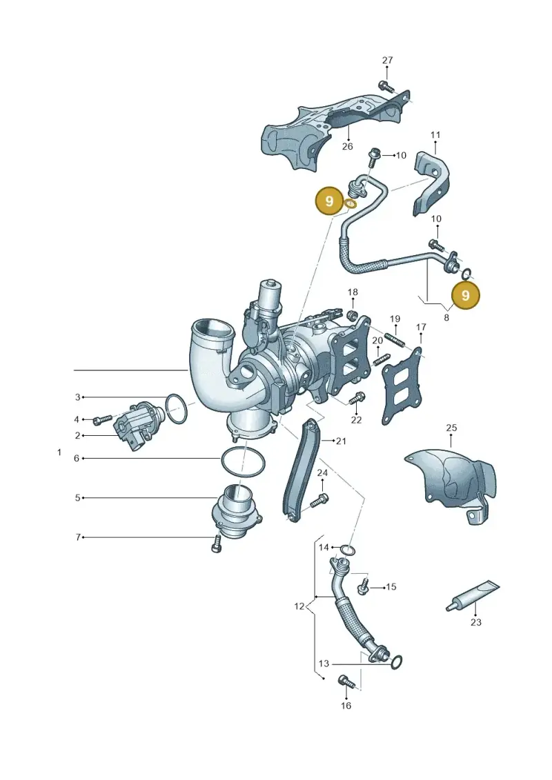 N90067202 — Volkswagen Touareg (2017-2023) diagram 439145220, position 9