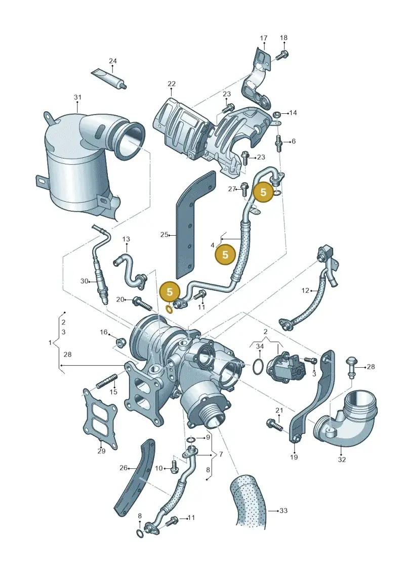 N90067202 — Volkswagen Tiguan 2.0 4Motion (2017-2024) diagram 746145500, position 5