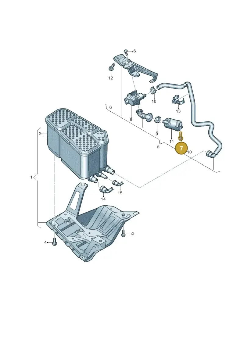 N90071102 — Volkswagen Touareg (2017-2023) diagram 439201090, position 7