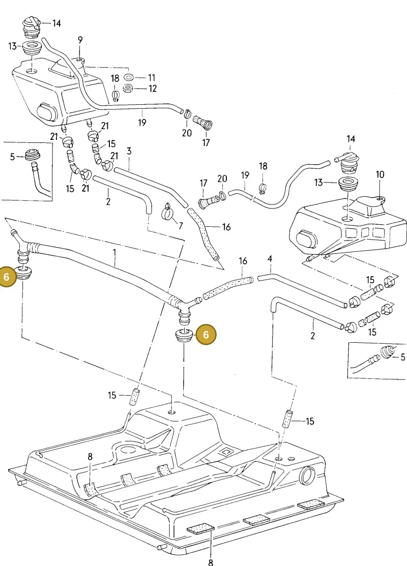 N90100401 — Volkswagen Vanagon (1987-1992) diagram 004032000, position 6