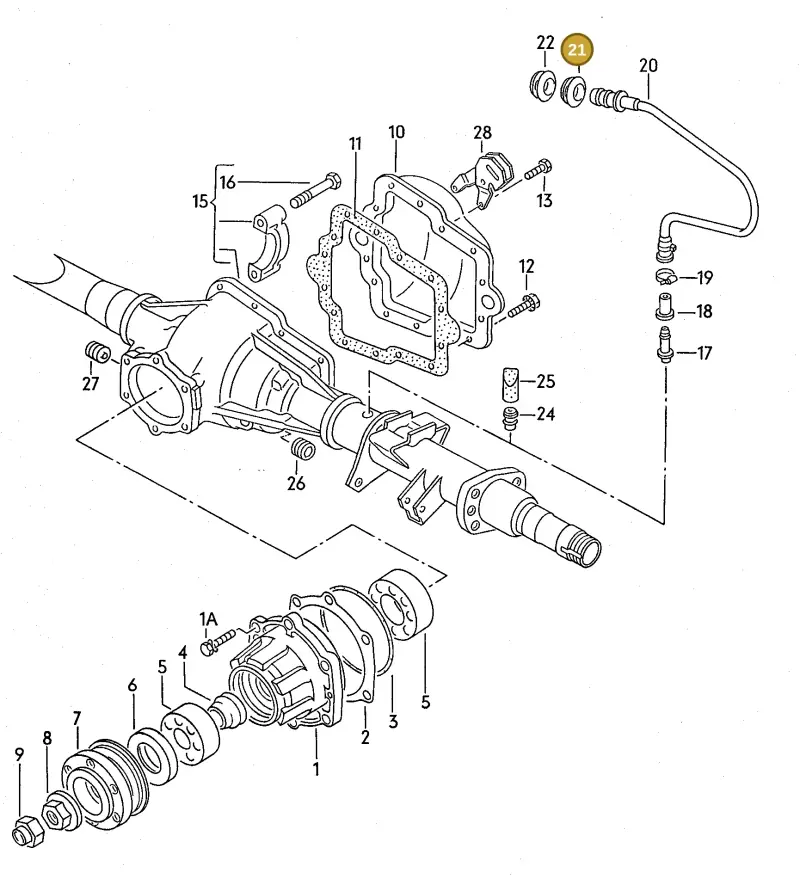 N90100401 — Volkswagen LT, LT 4x4 (28-55) (1989-1995) diagram 006058300, position 21